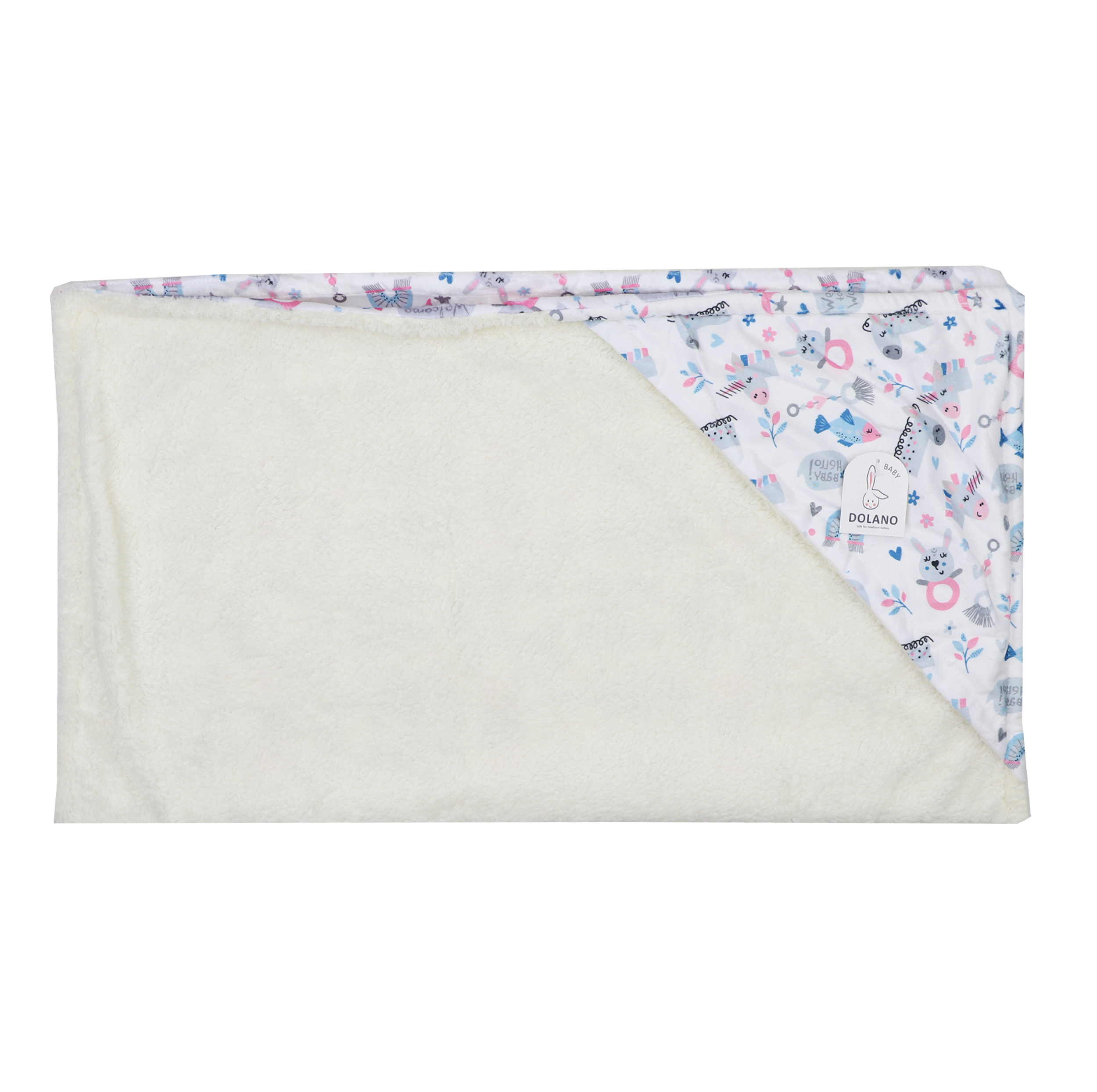پتو نوزاد دولانو کد 05 سایز 90×80 سانتی متر