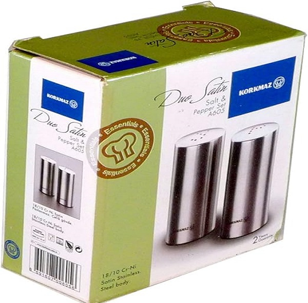 ست نمکدان فلفل پاش کرکماز مدل satin کد 602 مجموعه 2 عددی