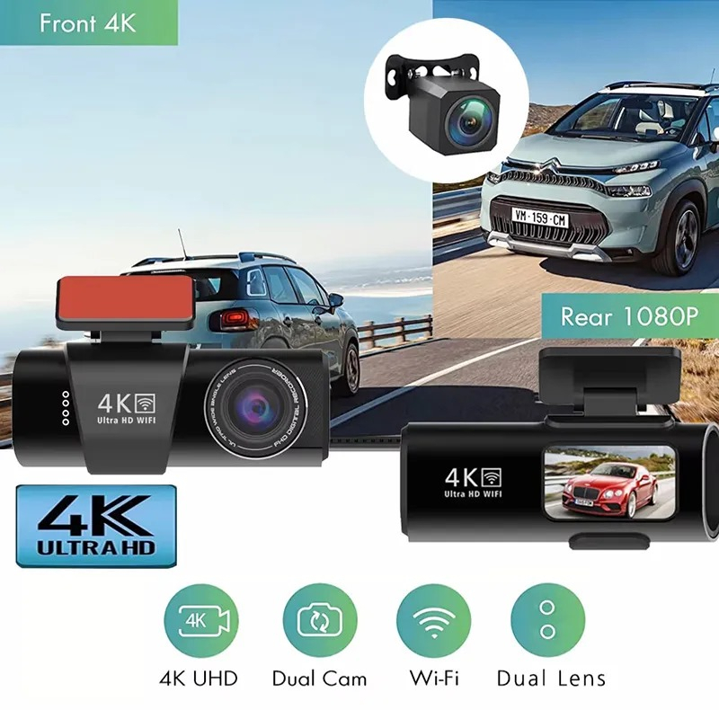 دوربین ثبت وقایع خودرو اتوویژن مدل Autovision 507 به همراه دوربین عقب