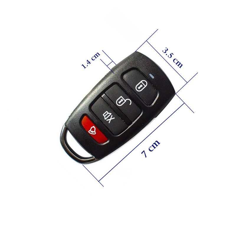 ریموت دزدگیر خودرو چیکال مدل 315 کد P-437 بسته 2 عددی