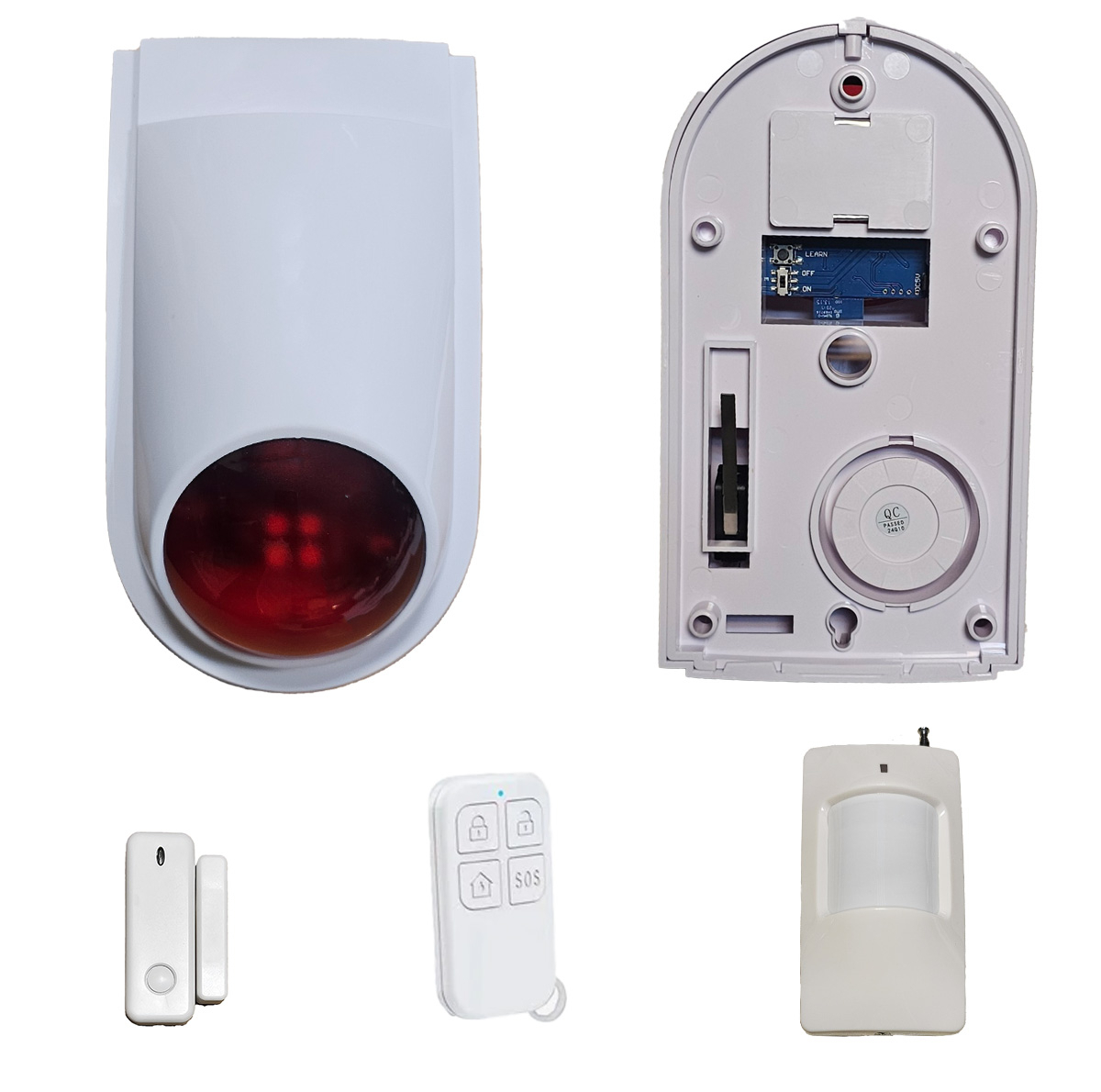 پک آژیر دزدگیر اماکن مدل PZS-106WT+A