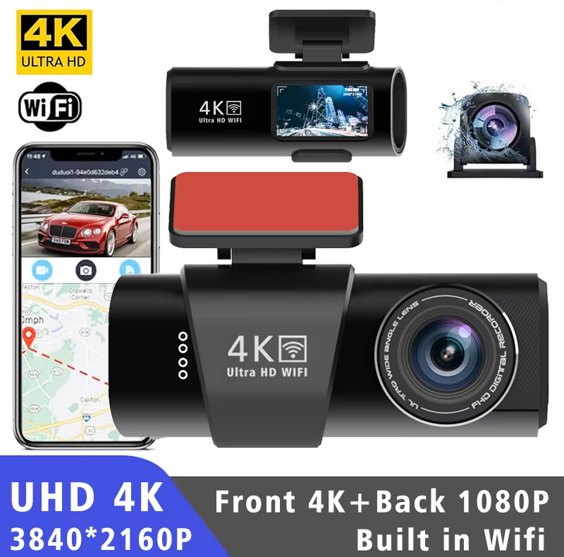 دوربین فیلمبرداری ثبت وقایع خودرو مدل OK309-4K-WiFi