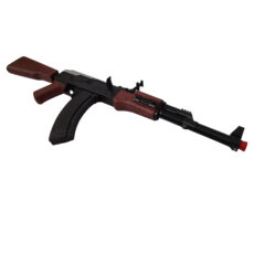 تفنگ بازی طرح کلاشینکف مدل AK123 کد 500 مجموعه 5 عددی