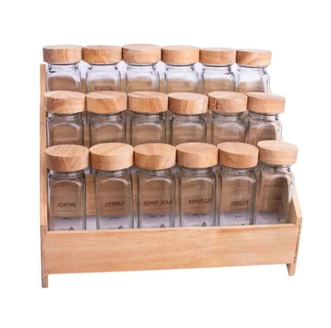 جای ادویه 18 پارچه مدل مک کارتی RM1432 به همراه استند