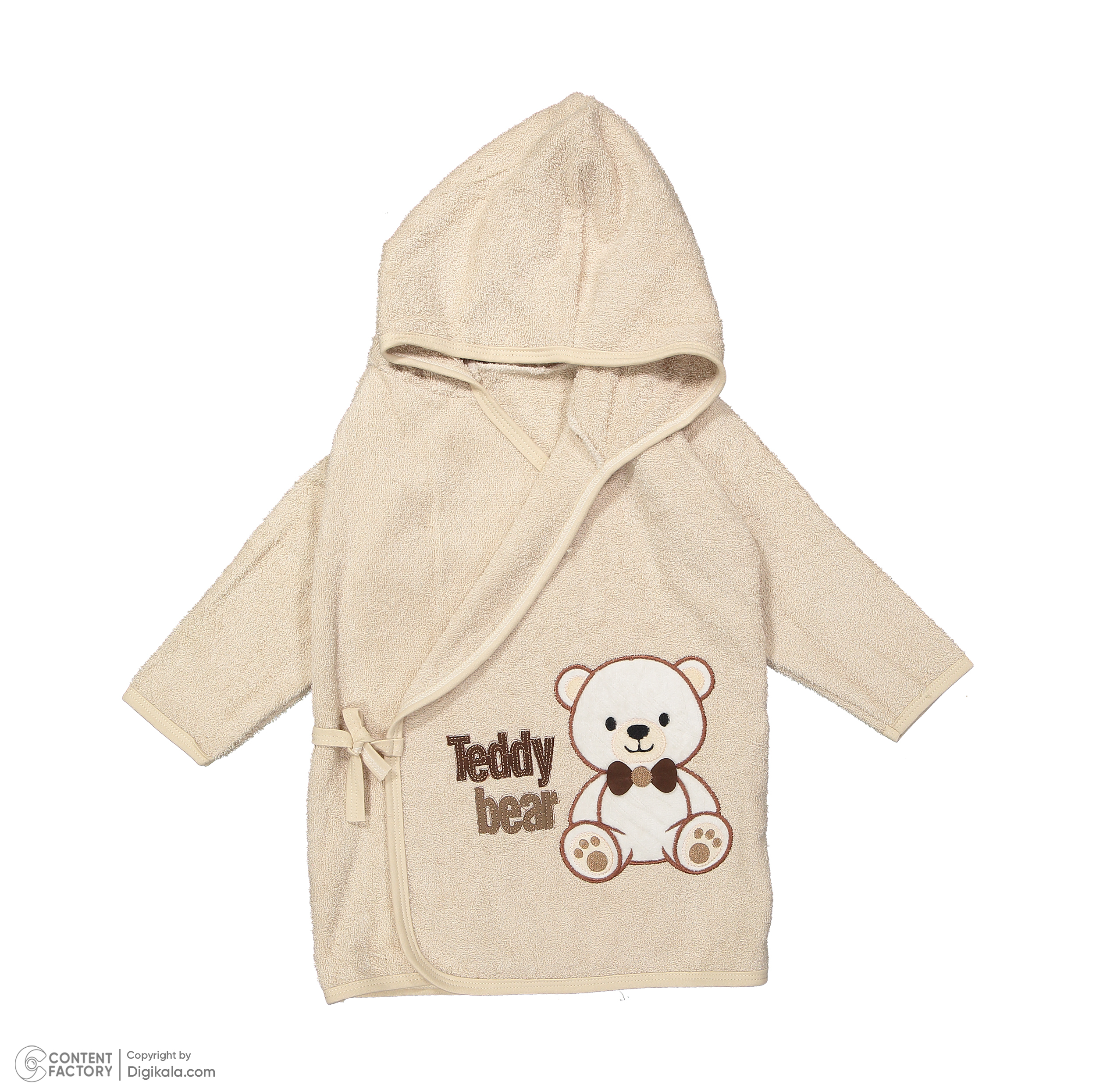 ست حوله حمام نوزاد 5 تکه مادرکر مدل Teddy Bear سایز 85x85x1 سانتیمتر