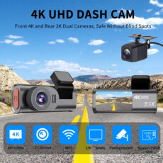 دوربین ثبت وقایع خودرو مدل DUAL D28 4K