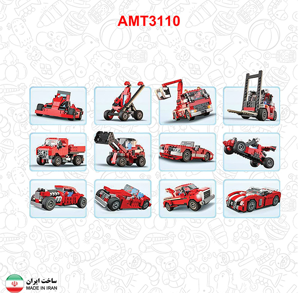ساختنی آوا طرح ماشین مدل AMT3110 کد 1