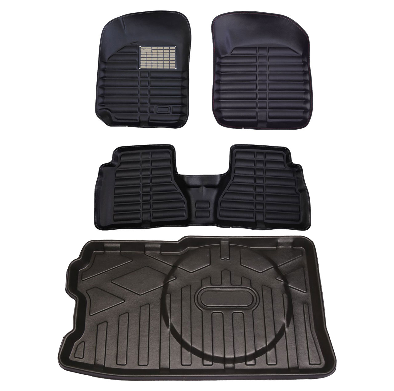 کفپوش سه بعدی خودرو مدل LS مناسب برای پراید 111 به همراه کفپوش صندوق
