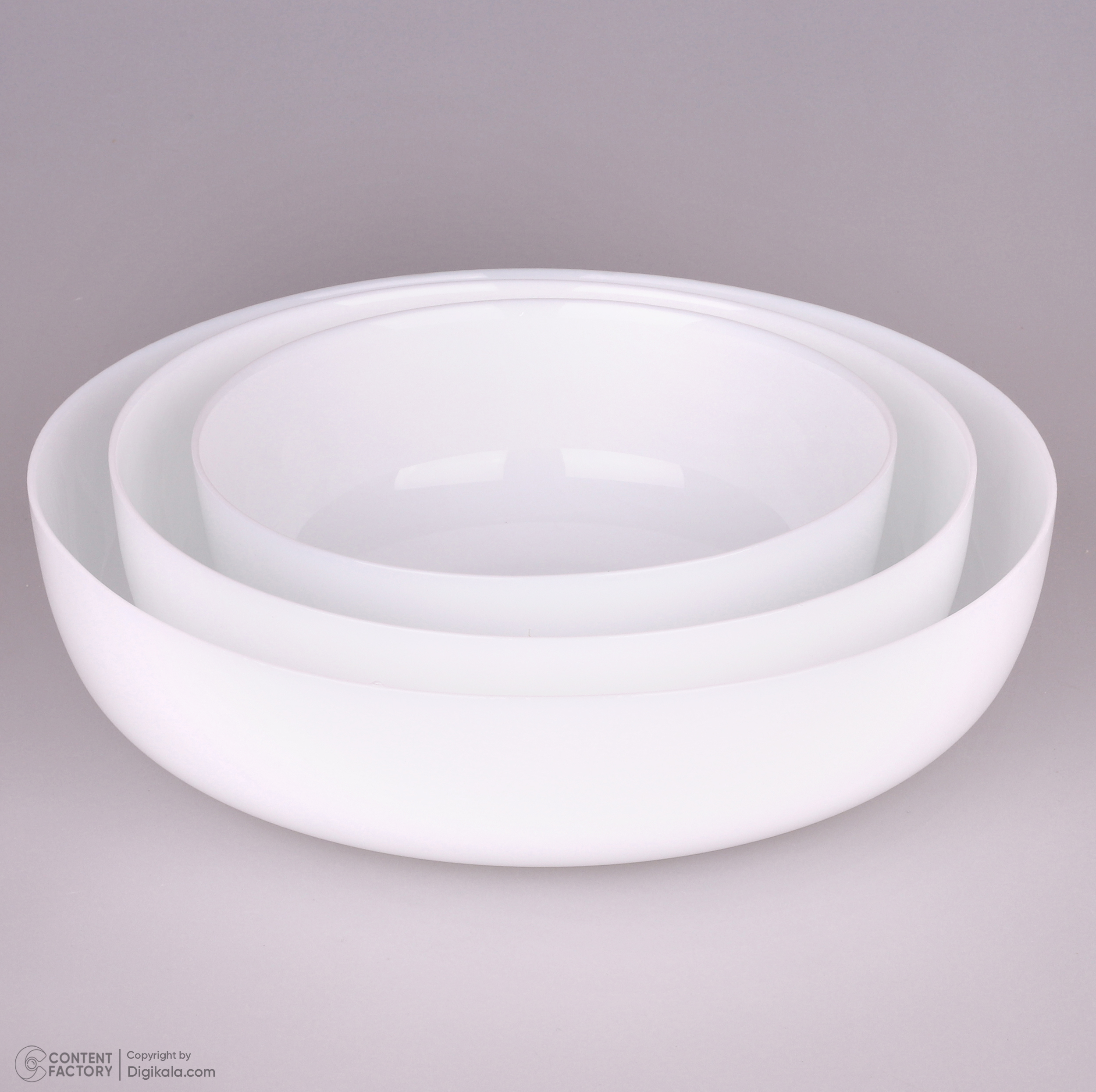 مجموعه 3 عددی ظرف سرو و پذیرایی آرکوپال گلدن اوپال مدل Diwali Smart با طراحی دایره‌ای، مقاوم در برابر حرارت و شوک دمایی، قابل استفاده در مایکروویو و شست‌وشو با ماشین ظرفشویی