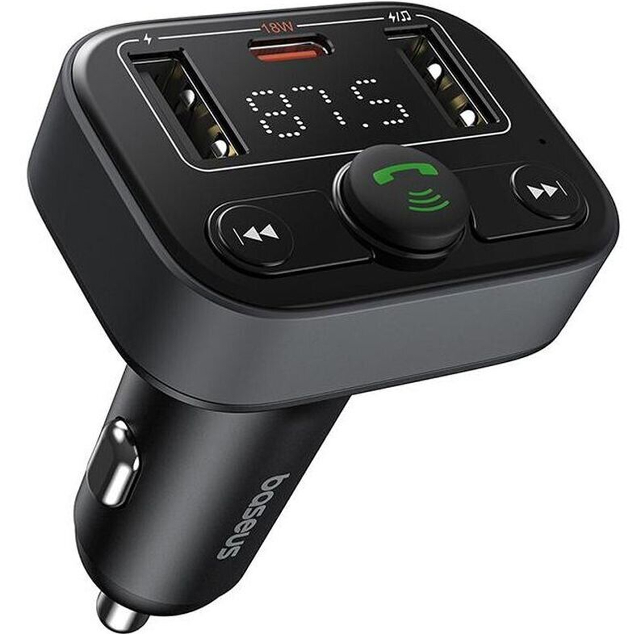 پخش‌کننده اف ام و شارژر فندکی خودرو بیسوس مدل S-09 Lite