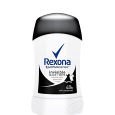 مام صابونی زنانه رکسونا (Rexona) مدل Invisible Black+White حجم 40 میلی‌ لیتر