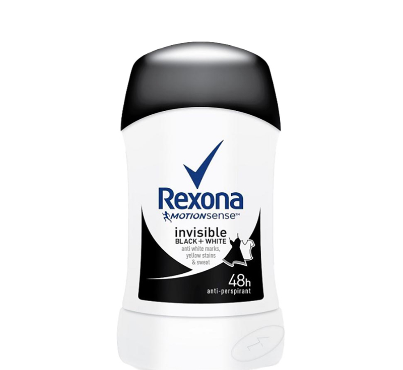 مام صابونی زنانه رکسونا (Rexona) مدل Invisible Black+White حجم 40 میلی‌ لیتر