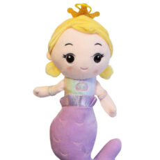 عروسک طرح پری دریایی مدل mermaid ارتفاع 35 سانتی متر