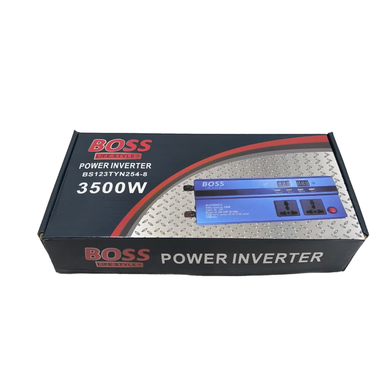 مبدل برق خودرو باس مدل BS123 TYN254-8 ظرفیت 3500 وات