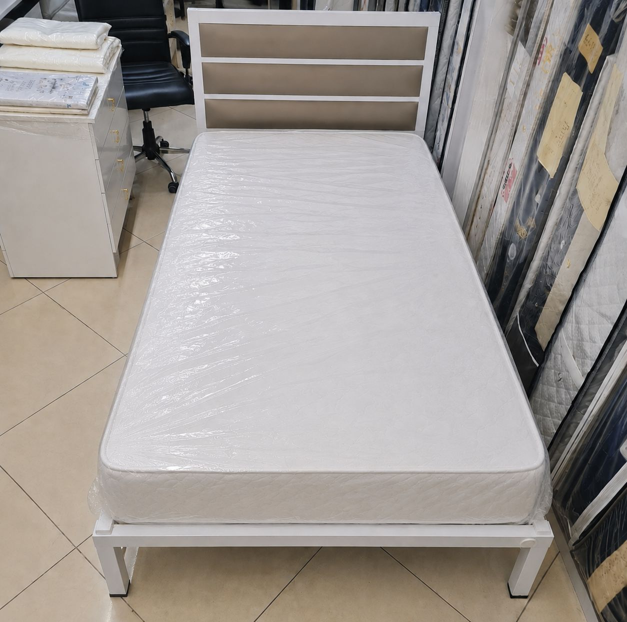 تشک طبی یک نفره طرح رویال قطر 20 سانتی متر سایز 80×180