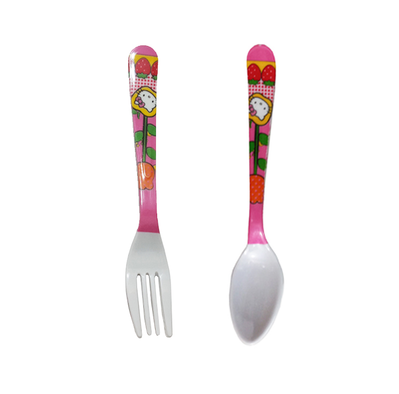سرویس غذا خوری 6 پارچه کودک طرح کیتی کد Rbay06