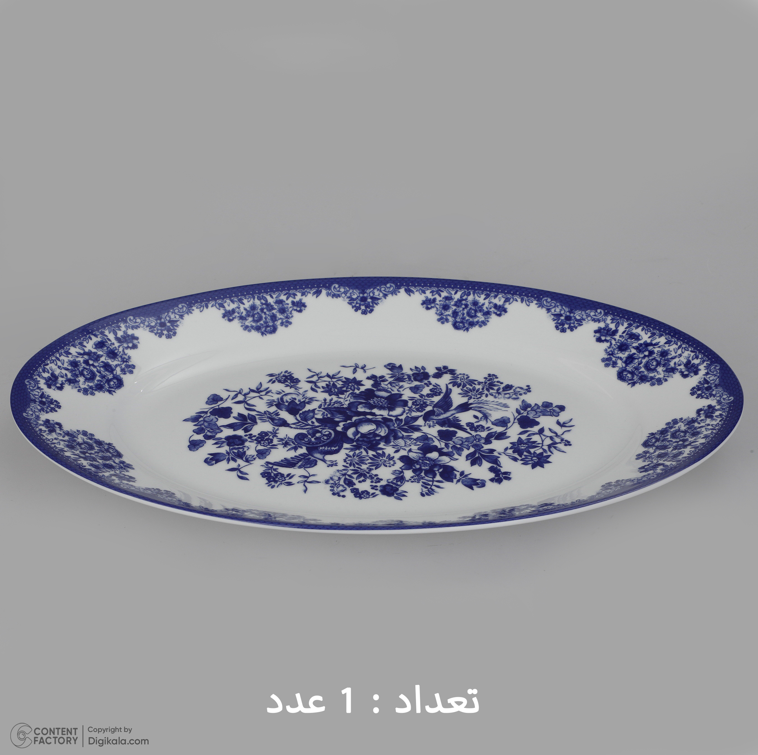 سرویس غذاخوری 28 پارچه 6 نفر چینی زرین ایران مدل ایتالیا اف فلورانس درجه عالی