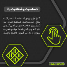 محافظ صفحه نمایش خودرو مولتی نانو مدل X-S1N مناسب برای کی ام سی A5 مجموعه دو عددی