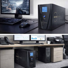 یو پی اس بستن پاور مدل BPO-800VA-9Ah با ظرفیت 800 ولت آمپر به همراه باتری داخلی