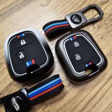 قاب ریموت و جاسوئیچی فلزی خودرو چیکال مدل P-405 مناسب برای پژو 206 و 207