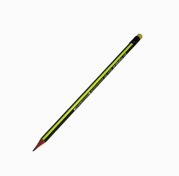 مداد مشکی استورم مدل پاک کن دار HL-102 HB بسته 12 عددی