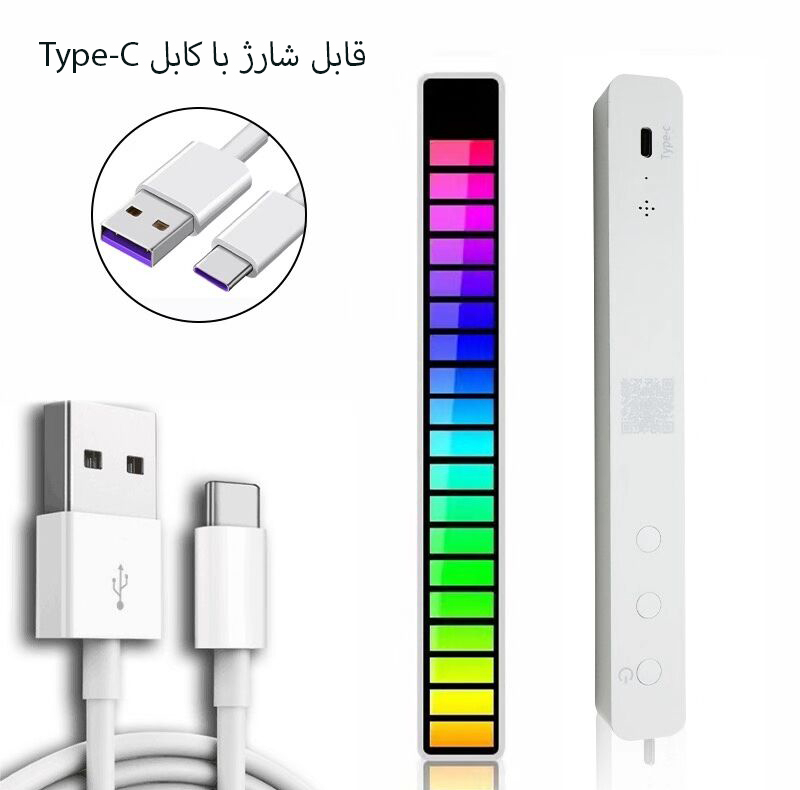 رقص نور مدل اکولایزر کد D08-RGB