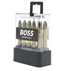 نوک پیچ گوشتی دو سر چهار سو باس مدل ph2-65MM مجموعه 10 عددی