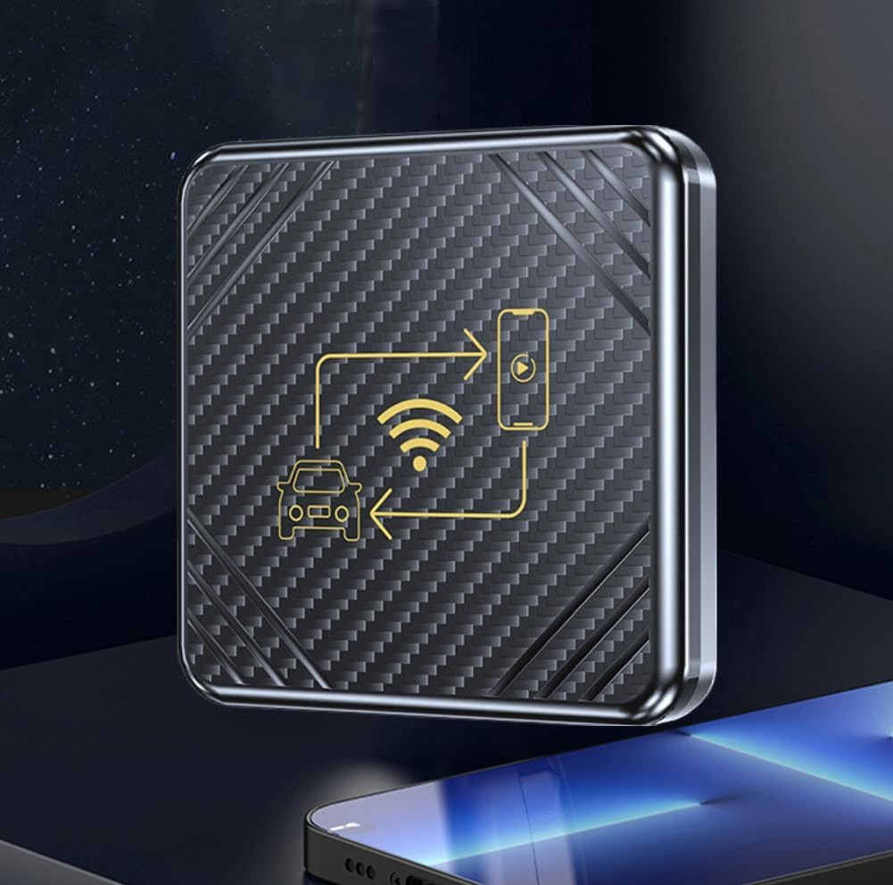 کارپلی و اندروید اتو مدل Wireless CarPlay/Android Auto Q1 به همراه کابل Type-C به USB و کابل Type-C به Type-C