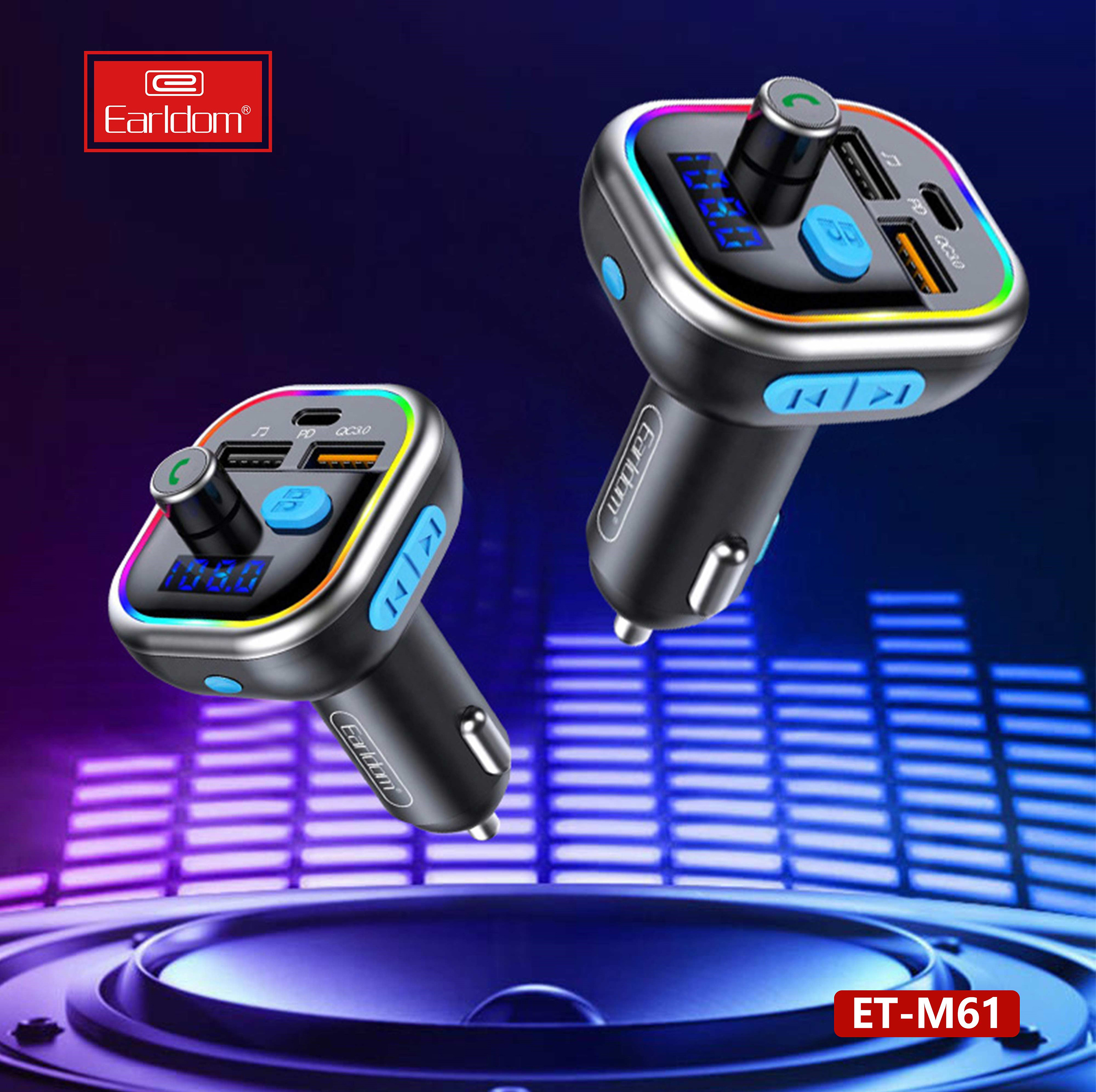 پخشکننده اف ام و شارژر فندکی خودرو ارلدام مدل M61