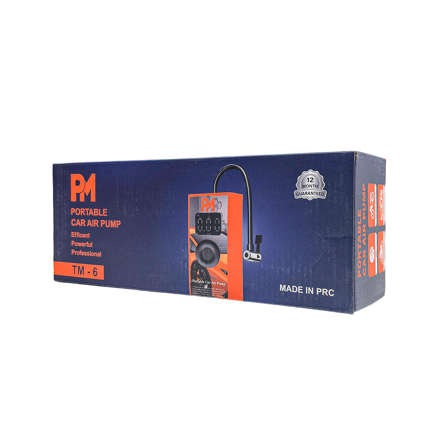 کمپرسور هوا فندکی ۱۵۰ وات پی ام مدل TM-6
