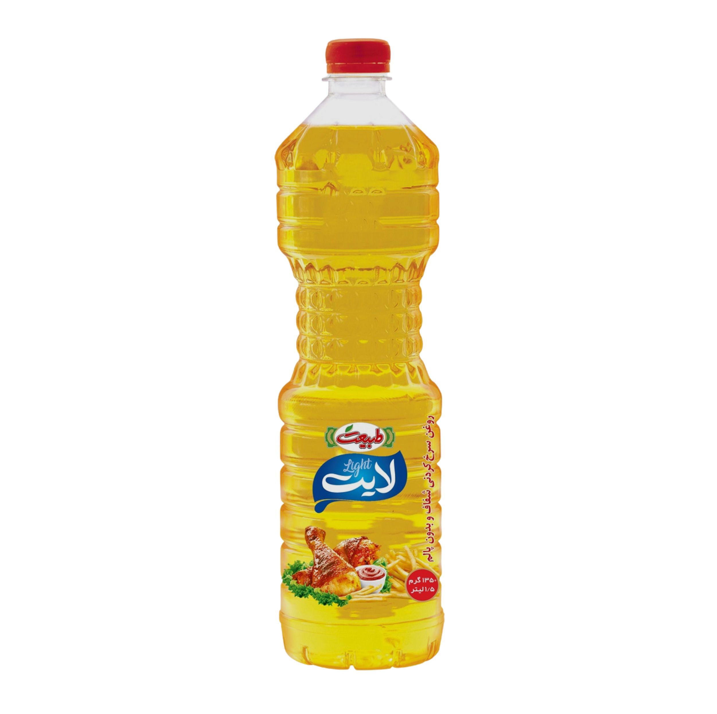 روغن مایع گیاهی سرخ‌کردنی طبیعت - 1.5 میلی‌لیتر