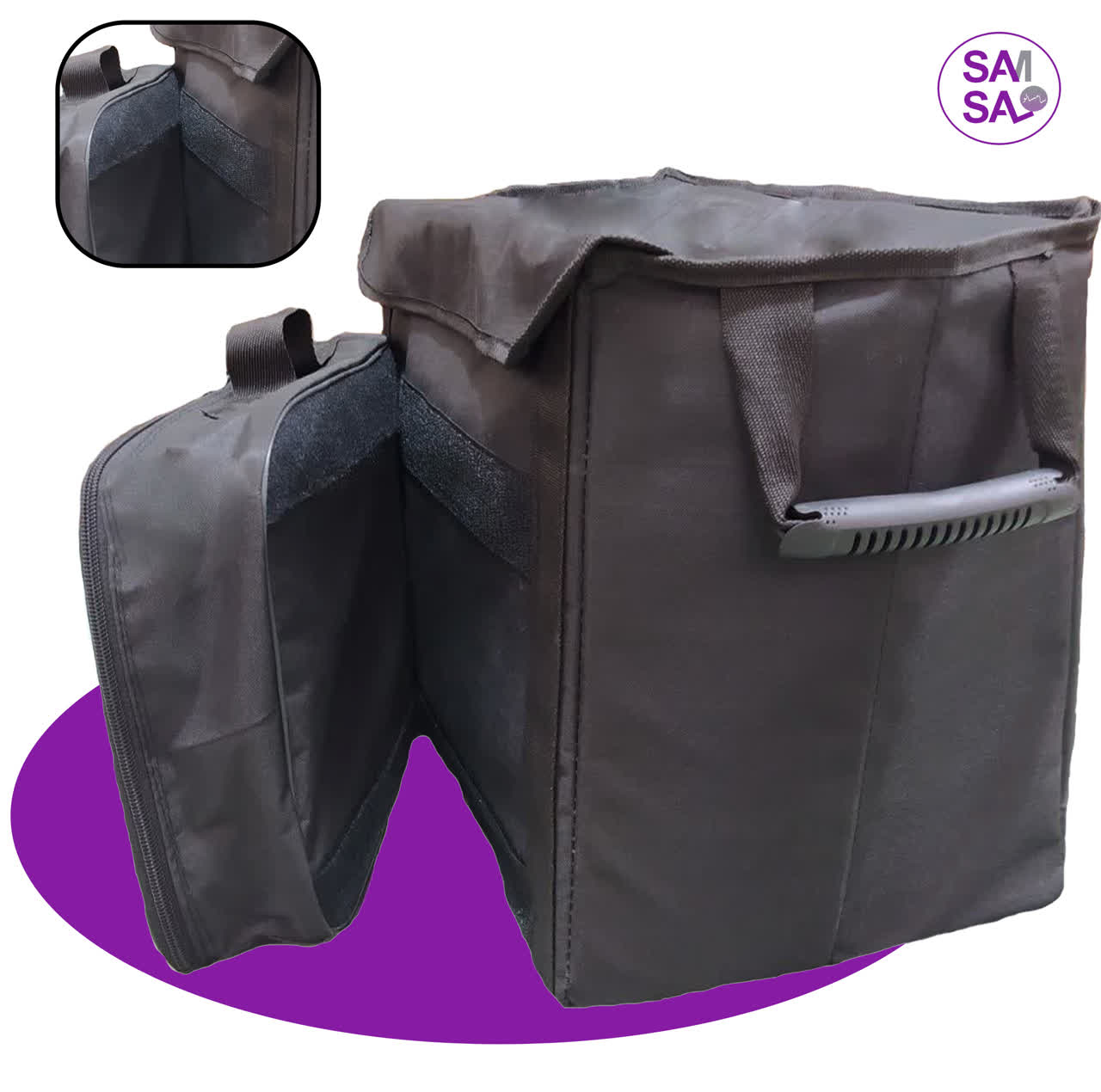 کیف نظم دهنده صندوق عقب خودرو سام سالو مدل 2ta به همراه کیف ابزار مجموعه دو عددی