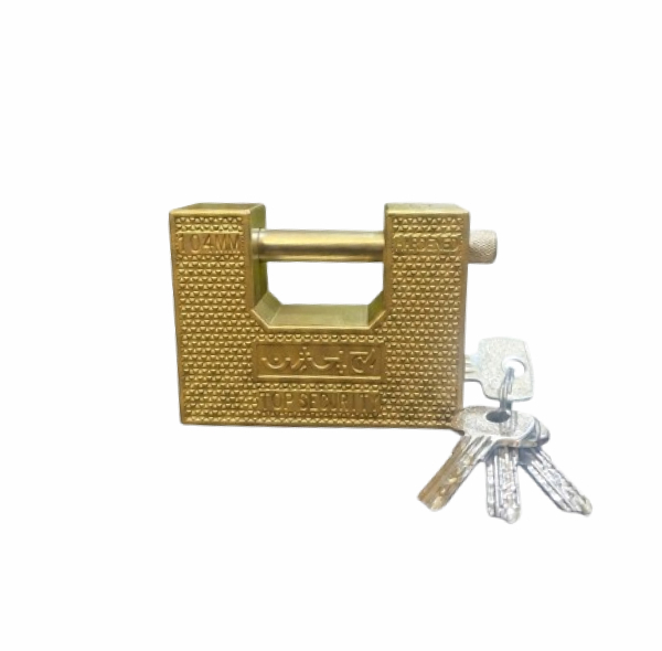 قفل کتابی پی ژن مدل SH-PGN-TOP-105 سایز 104 میلی متری به همراه 4 کلید