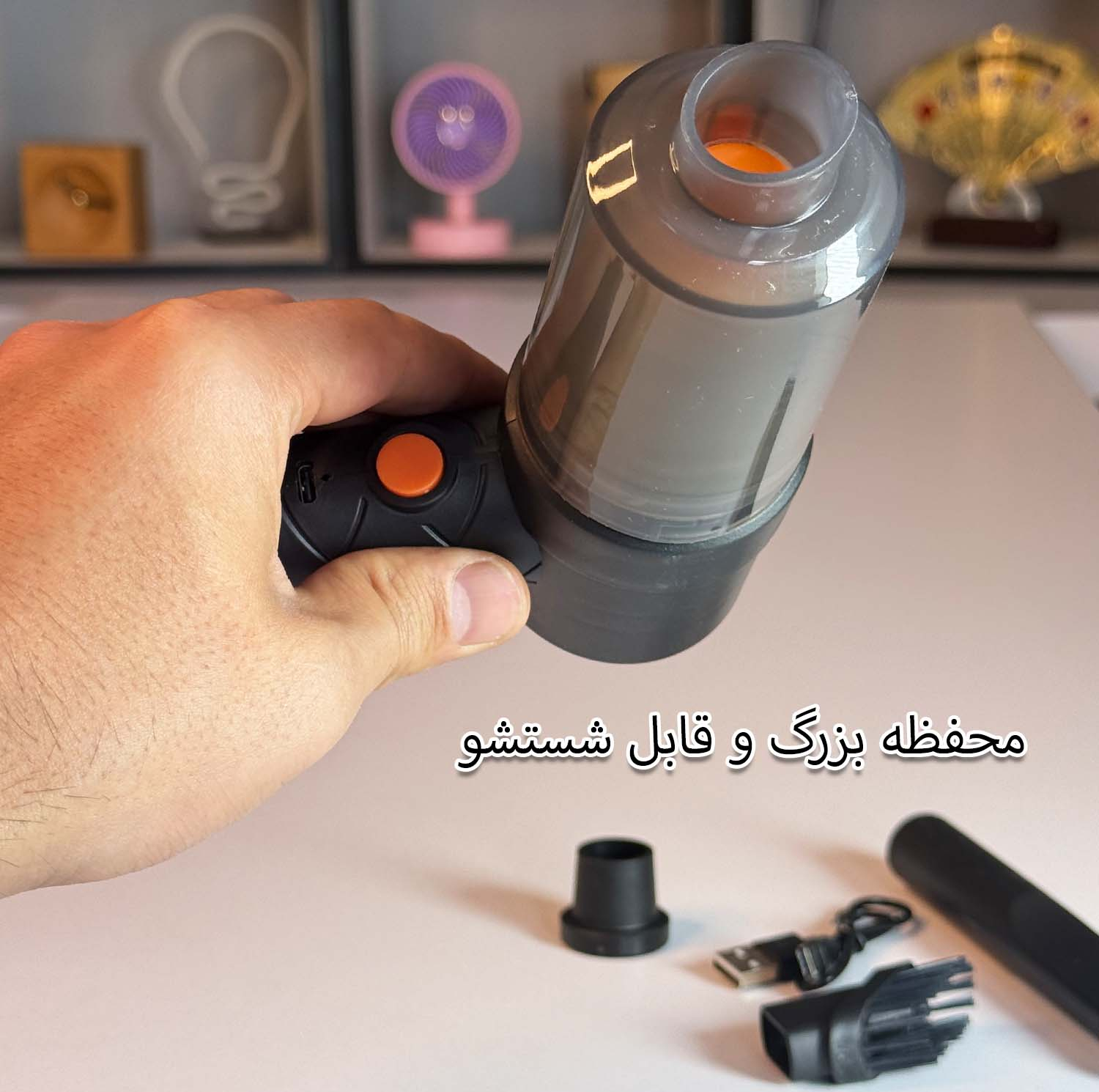 جارو شارژی خودرو مدل YT‑M2037 کد 2243