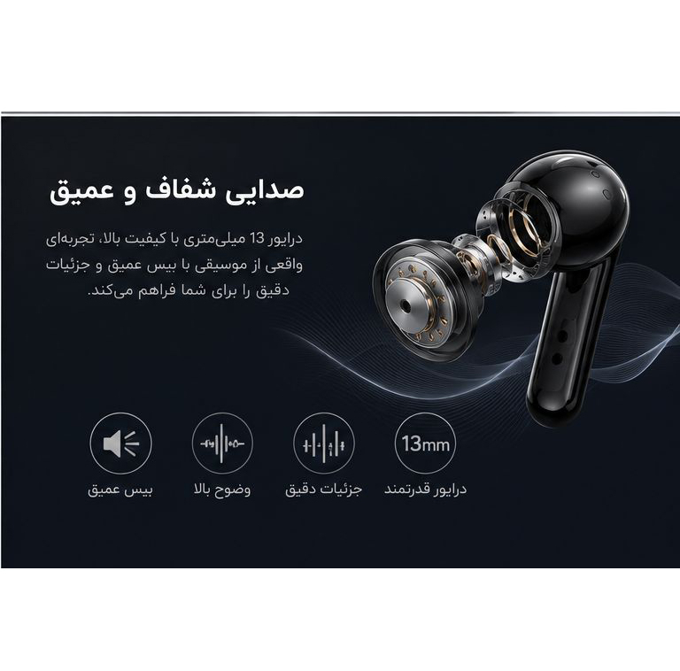 هدفون بلوتوثی کالوس مدل TWS