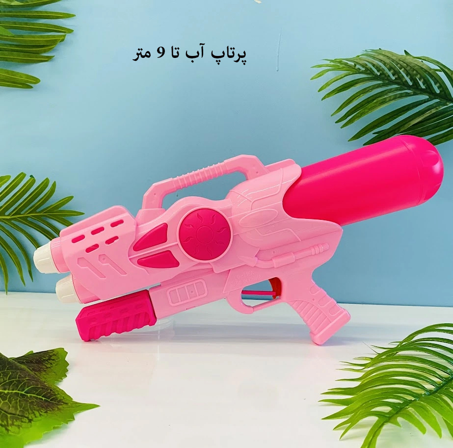 تفنگ آب پاش مدل دو سوراخه طرح ادم فضایی کد 215 مناسب برای 3 سال به بالا