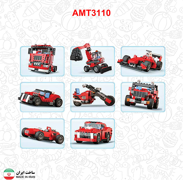 ساختنی آوا طرح ماشین مدل AMT3110 کد 1