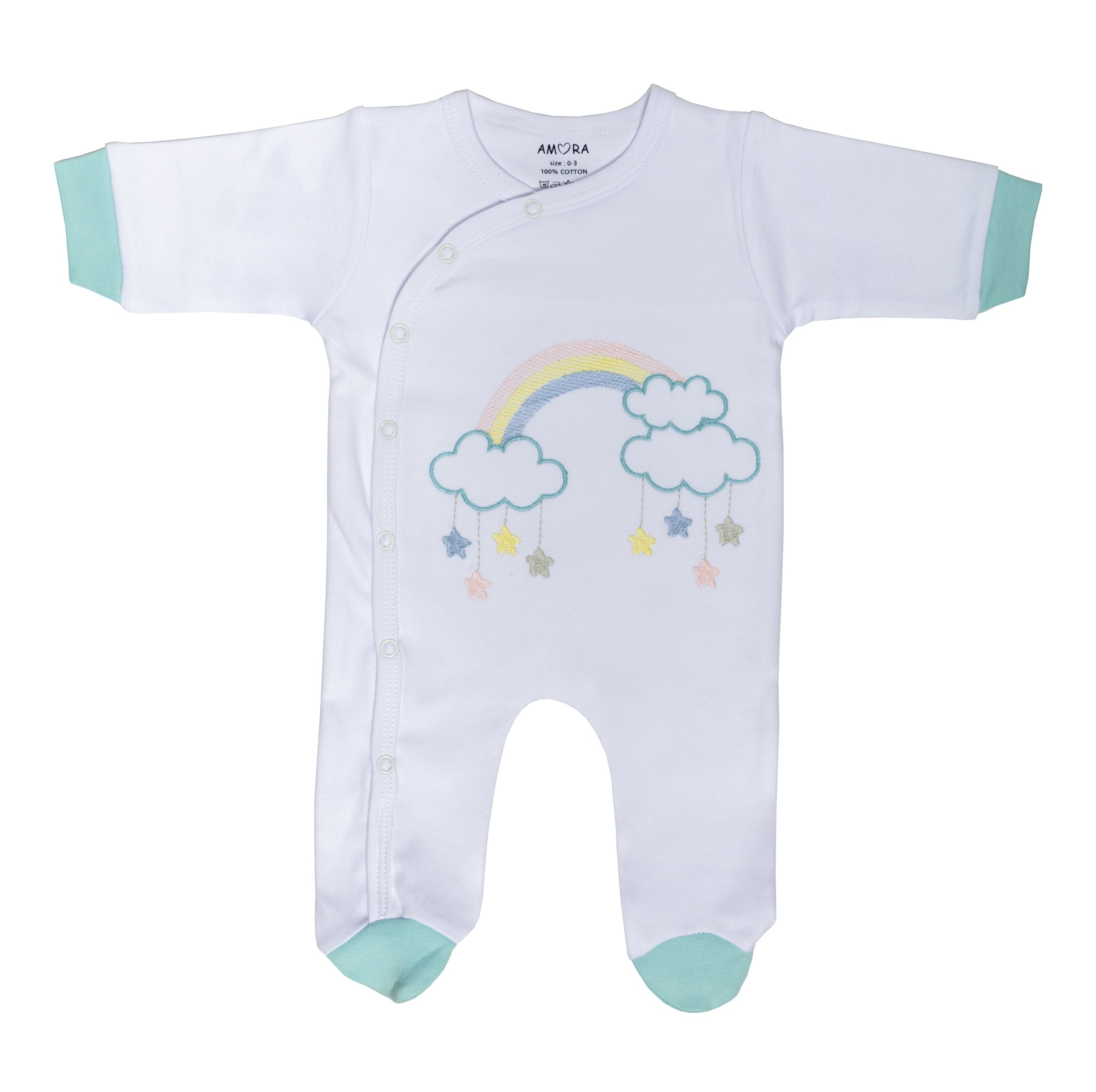 ست 19 تکه لباس نوزادی آمورا مدل baby Cloud