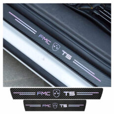 برچسب پارکابی خودرو سولگی مدل کربن کد J10 مناسب برای FMC-T5 بسته 4 عددی