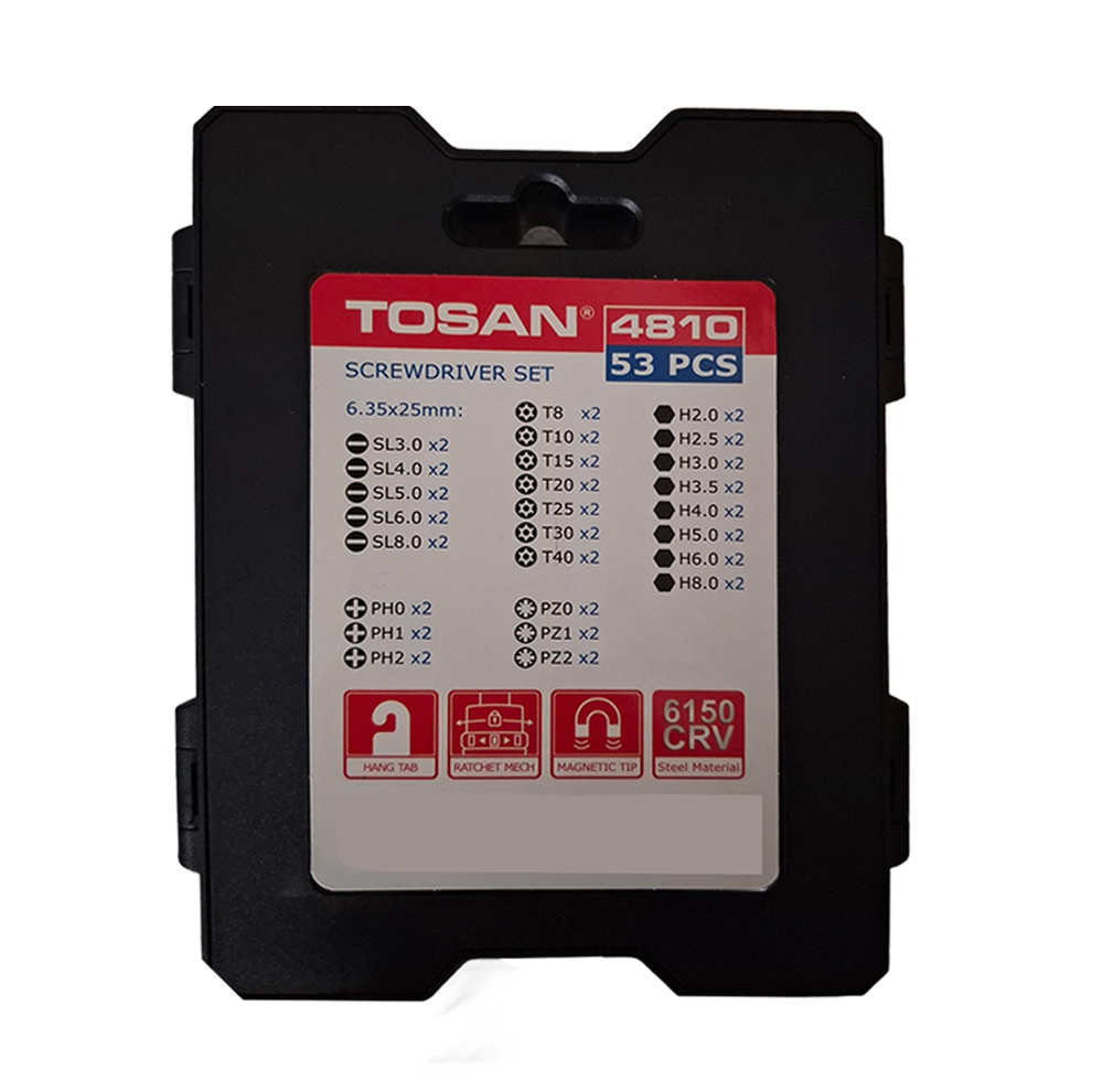 پیچگوشتی توسن مدل 4810 مجموعه 53 عددی