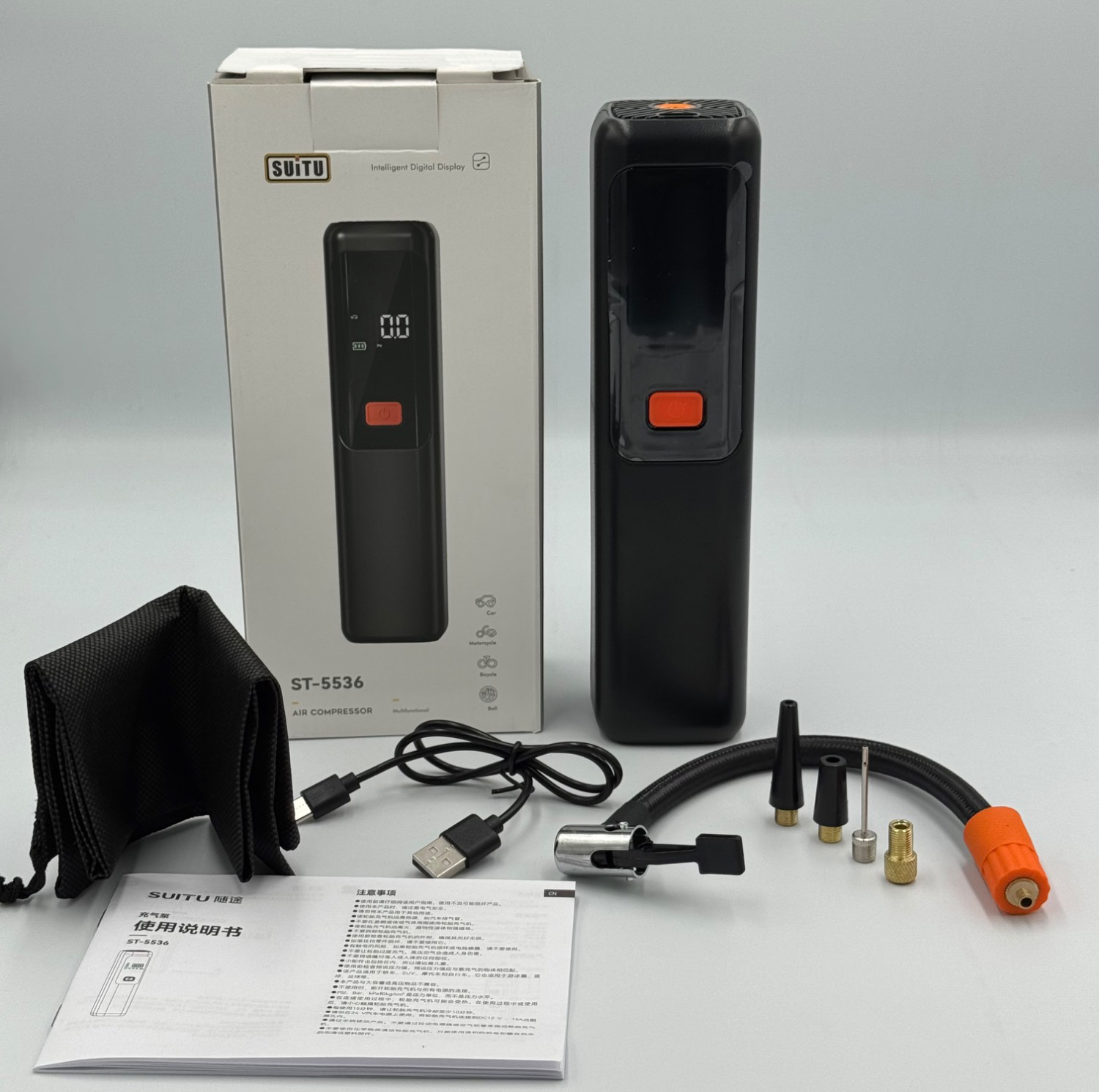 کمپرسور هوا 60 وات شارژی سویتو مدل ST-5536C