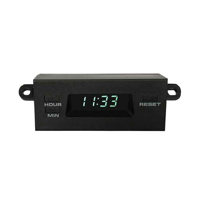 ساعت دیجیتال خودرو کالانیکس مدل SAT-PRIDESBZ-10131 طرح سبز مناسب برای پراید