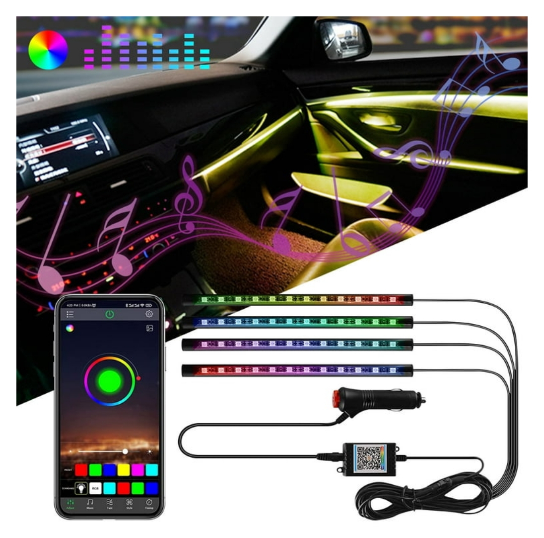 کیت نورپردازی داخل خودرو دریم لایت مدل musical app