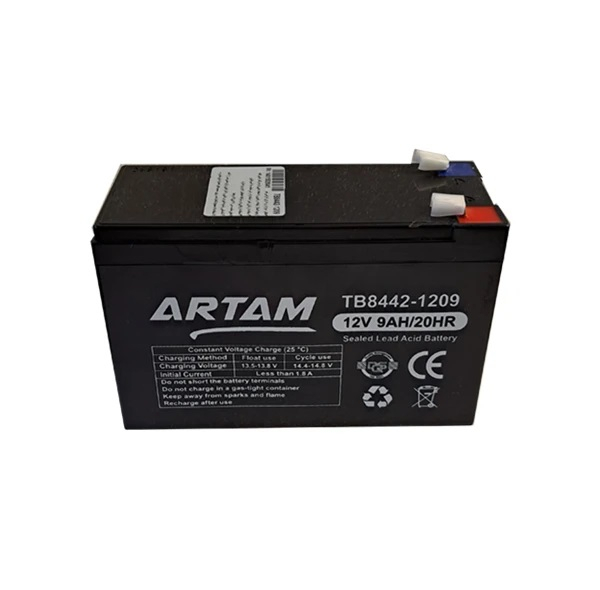 باتری UPS با ولتاژ 12 ولت و شدت جریان 9 آمپرساعت آرتام مدل TB8442-1209