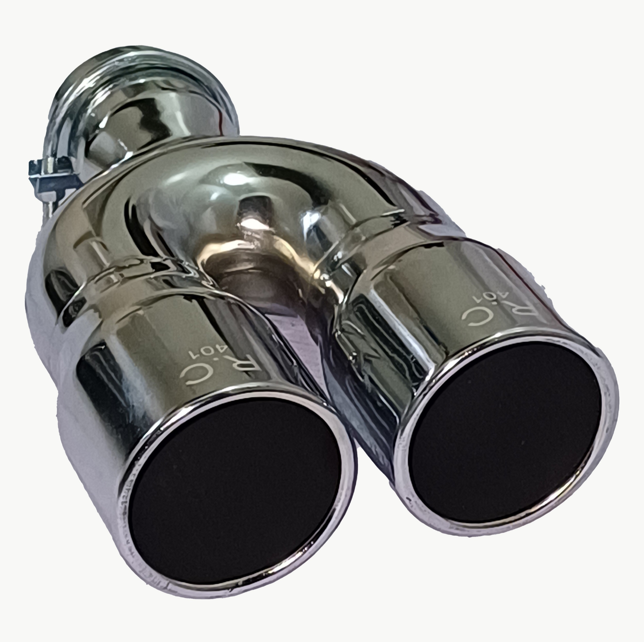 سر اگزوز مدل دو لول R.C 401 آبکاری کرم