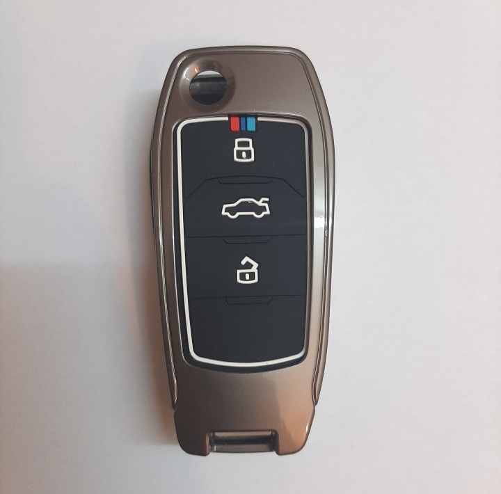 کاور ریموت و سوئیچ خودرو دیاموند شاپینگ مدل DS-SAINAS-metal-logo مناسب برای ساینا کوییک اس