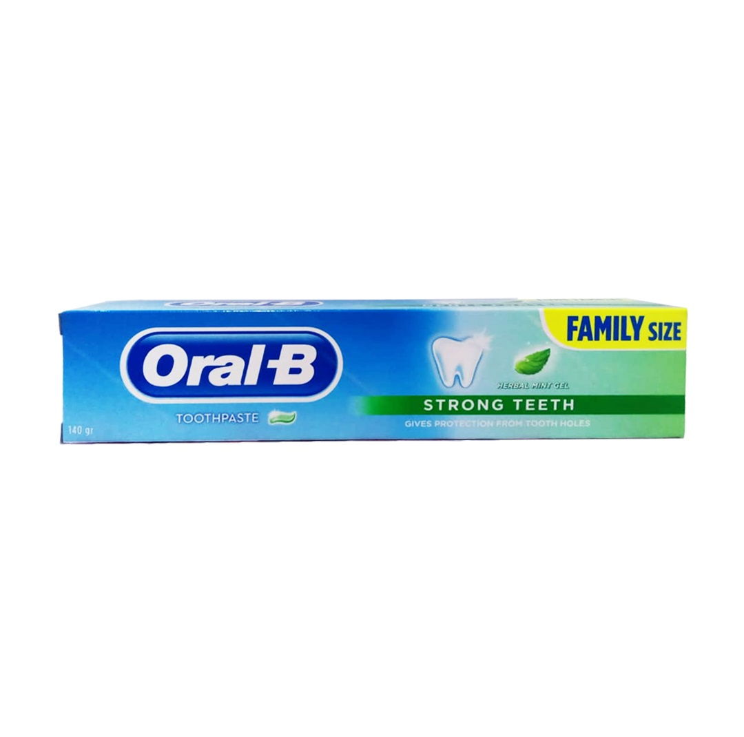 خمیردندان اورال-بی مدل STRONG TEETH MINT وزن 140 گرم