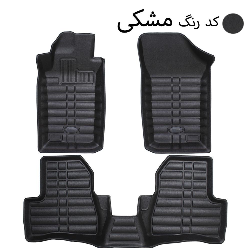 کفپوش سه بعدی خودرو بابل کارپت مدل چرمی مناسب برای پژو 207