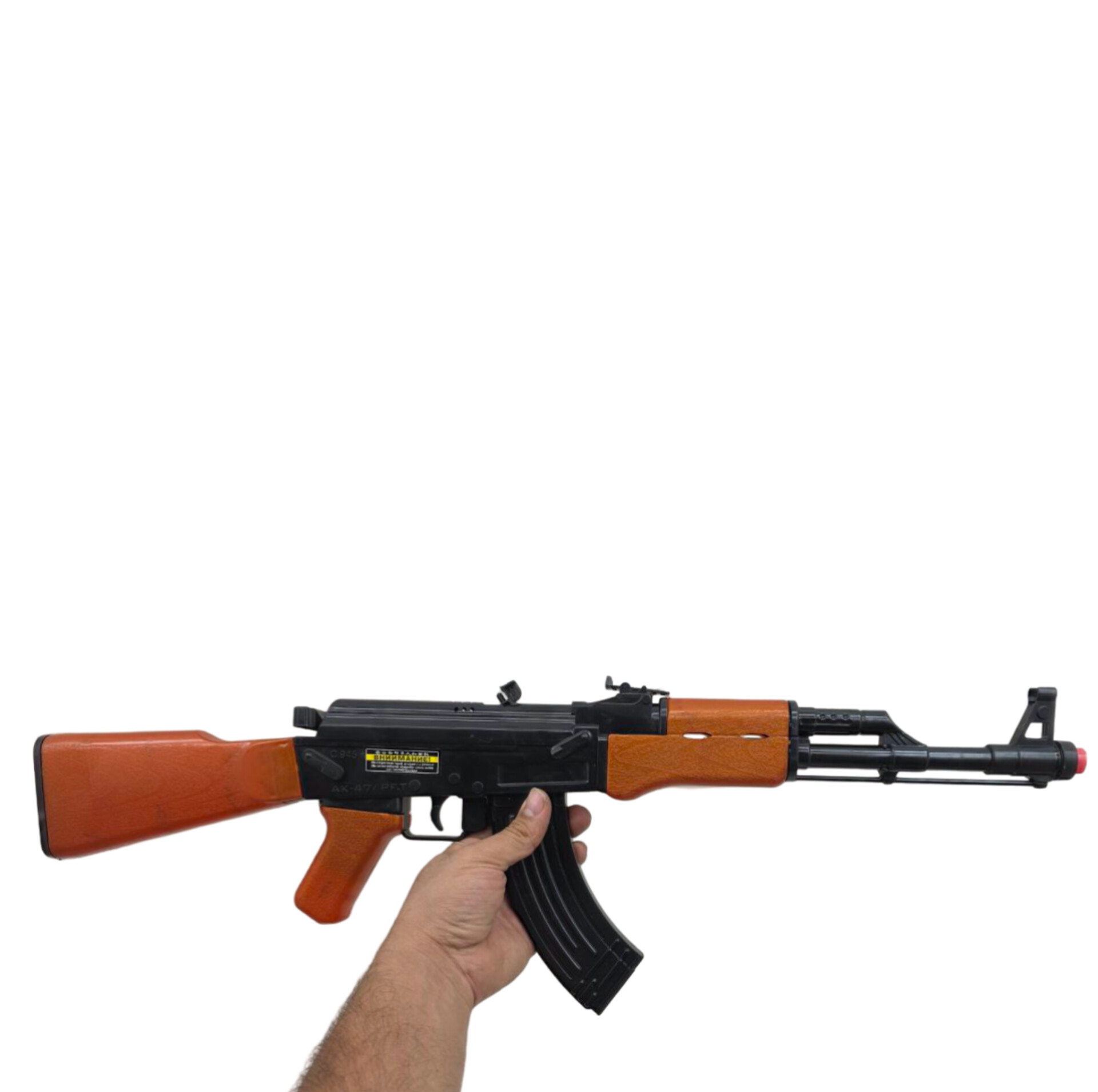 تفنگ بازی ناب سل مدل کلاشینکف تیر فومی ترقه ای kalashnikov کد ak-47