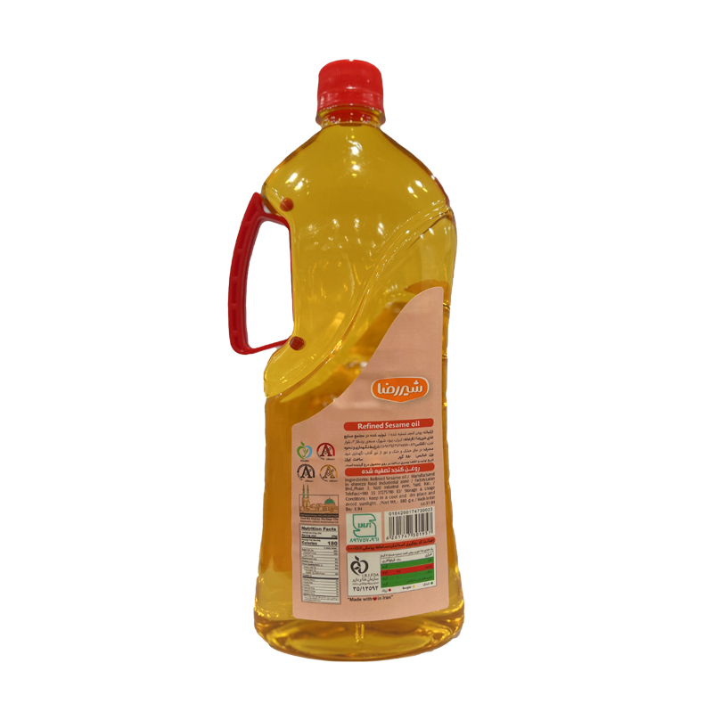 روغن کنجد تصفیه شیررضا - 880گرم